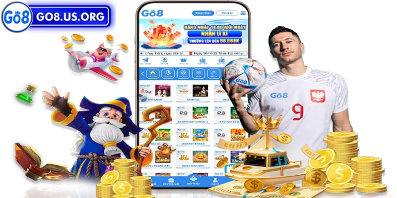 Cách tải app Go8 về điện thoại iOS, Android